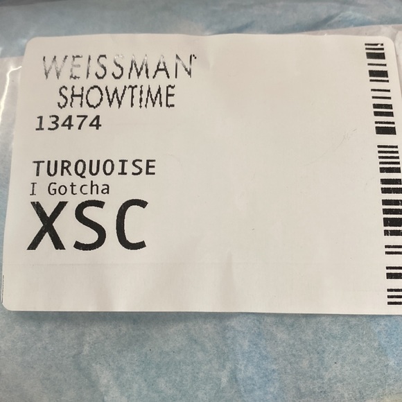 Weissman Turquoise Dance Costume - Picture 4 of 5